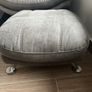 Grey 2 Seater Sofa, Swivel Chair & Matching Stools Image 3