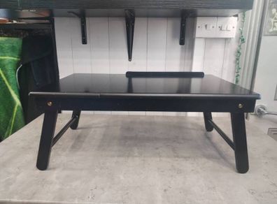 Adjustable Wooden Laptop & Breakfast Table. Foldable Bed Tray