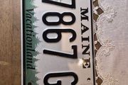 Vintage  license Plate