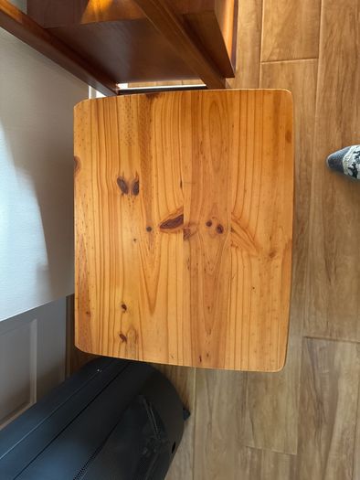 Solid pine bedside locker