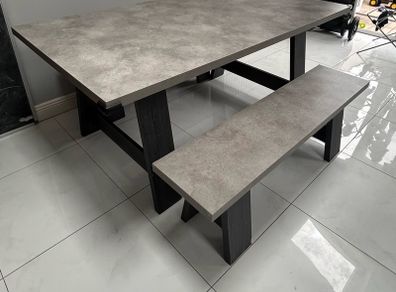 Dining table & benches