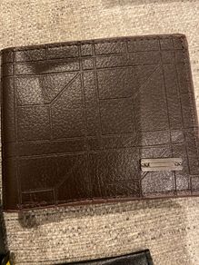 Brown leather wallet