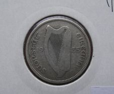 Irish Free State. 1935 Silver Shilling
