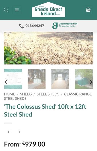 Steel shed