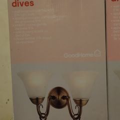 Two "Dives" wall lights Brand new in box