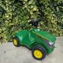 JCB with front tipper with 1trailer and round bales, and toddler John Deere tractor Image 4