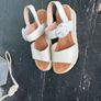 Size 40 cream wedge sandals Image 5