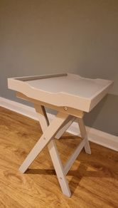 IKEA MARYD Tray Table Light Grey