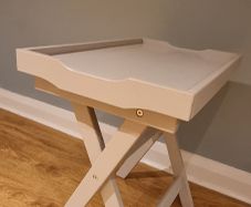 IKEA MARYD Tray Table Light Grey