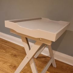 IKEA MARYD Tray Table Light Grey