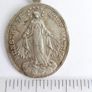 Large Vintage Hallmarked Sterling Silver Miraculous Medal - Congregation of the Children of Mary 10,72g Image 10