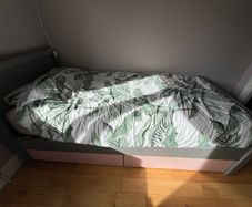 single bed frame with 2 drawers