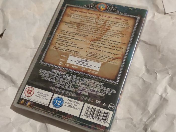 Brand New Romeo & Juliet Dvd