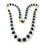 Art Deco Style Glass Beaded Necklace Image 2