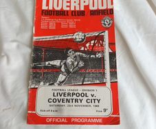 Liverpool - 10 programmes 1968 to 1977