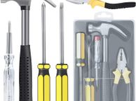 main image for ad Household Hand Tool Kit 5 Pieces Home Tool Set General Repair Toolkits for DIY Home Garage and Workshop with Toolbox