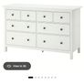 White chest of drawers Image 2