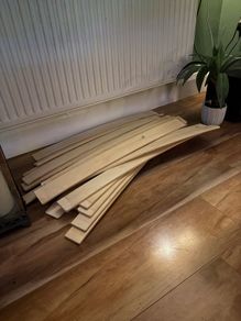 King Size Bed Wood Slats for support