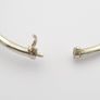 Vintage Sterling Silver Hearts Bangle Image 8