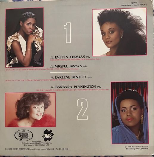 Record Shack Presents Volume 3 The Mixes 1986 UK Dance Vinyl LP RSPV3