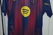 FC Barcelona home shirt 2024/25 Lamine Yamal  #19 on the back.