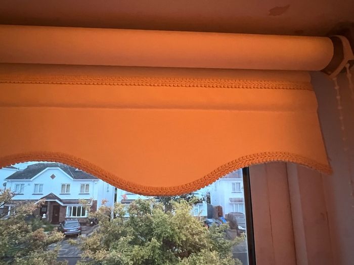 Cream Roller Blinds with Scalloped Edge 4 Available between 112/115cm wide