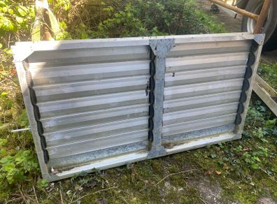 Ventilator shutter. Spray booth  body repairs etc