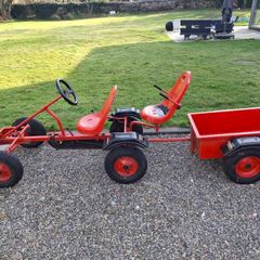 Go Kart and Trailer