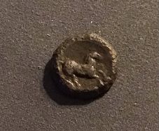 Ancient Greek Coin Carthage 375 BC