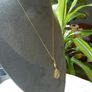 Gold Plated 925 Silver Multi Gemstone Teardrop Pendant Necklace, 18 inches Image 3
