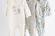 Baby girl sleepsuits (6-9 months)