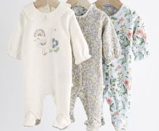 Baby girl sleepsuits (6-9 months)