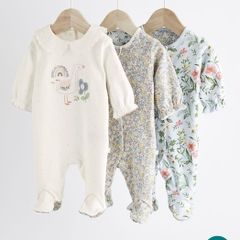 Baby girl sleepsuits (6-9 months)