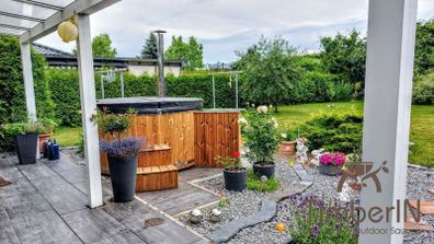 Wood fired hot tubs - Wooden hot tubs for sale
