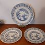 Fabulous Antique Blue and White 10.5 Inch Dinner Plate By Furnivals Limited, in the Popular "Old Chelsea" Pattern Circa 1915+ Image 10
