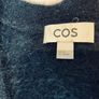 Stunning COS mohair short sleeve cardigan black - size XS Image 2