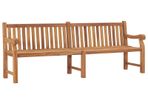 Garden Bench 240 cm Solid Teak Wood