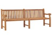 Garden Bench 240 cm Solid Teak Wood
