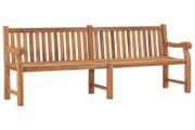 Garden Bench 240 cm Solid Teak Wood