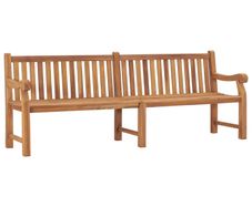 Garden Bench 240 cm Solid Teak Wood