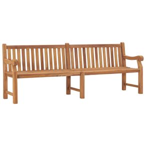 Garden Bench 240 cm Solid Teak Wood