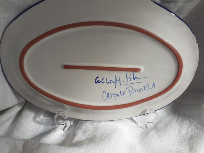 Portuguese Oval Plate.