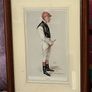 Vintage Framed Repro Print Jockey Fred Webb Wall Art Decor Image 7
