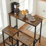 Bar Table with 2 Bar Stools (100 x 40 x 90 cm) - Free Delivery Nationwide Image 5