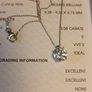 14ct White Gold 3ct Lab Diamond Solitaire Pendant and Chain. Image 8