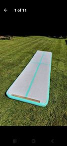 Air track. gymnastics