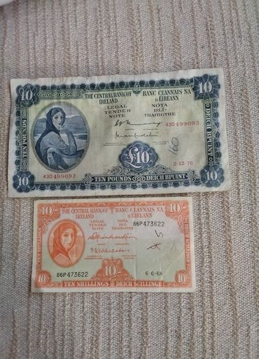 Tw0 Eire   Banknotes 42