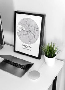 Custom Irish Digital Maps - Achill,  Westport, Dublin, Galway, Cork