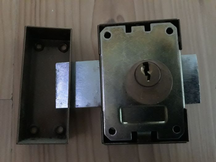 Double turn lock door
