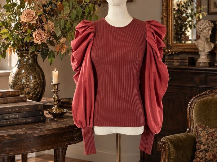 Designer knit top  Size S